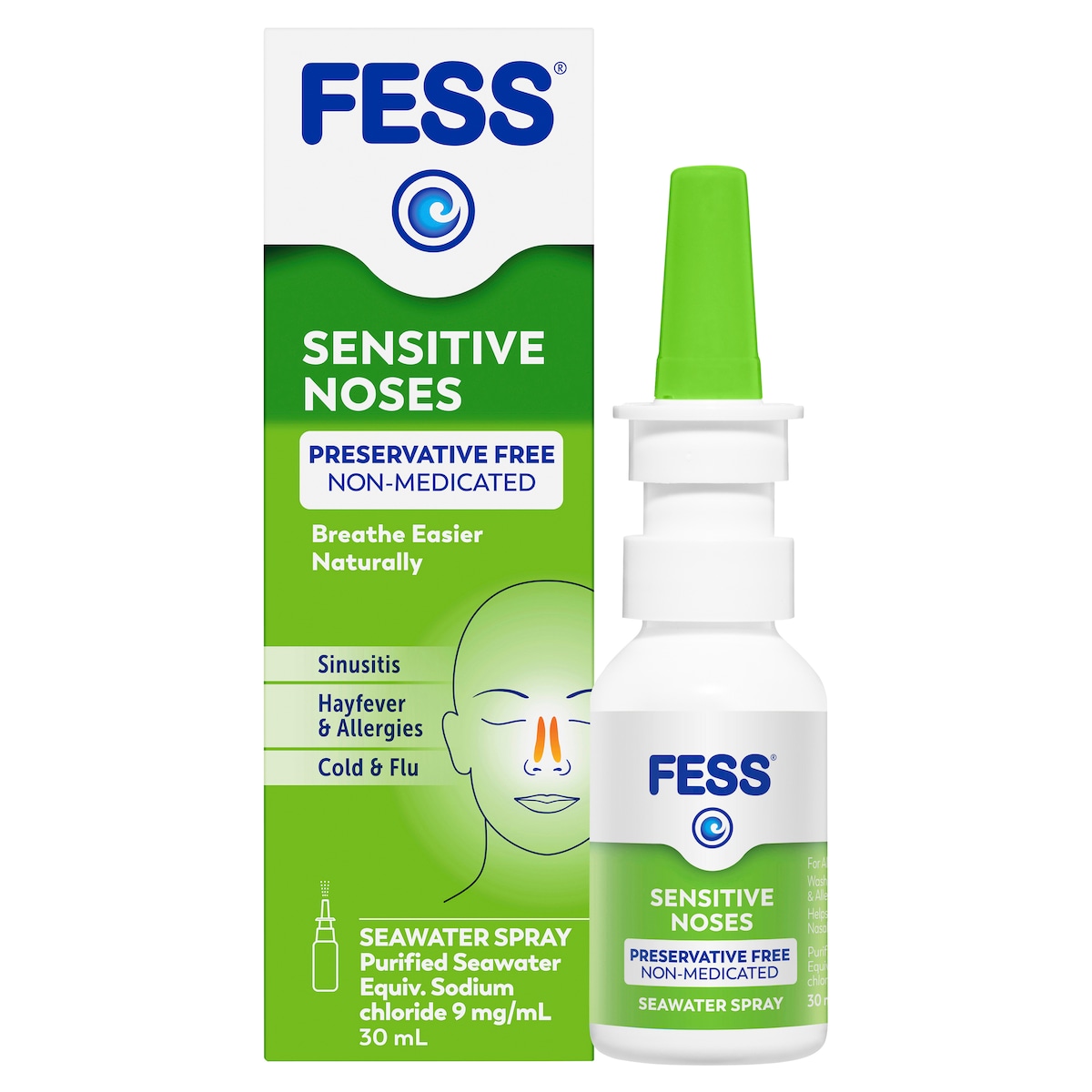 Fess Sensitive Noses Nasal Spray 30ml