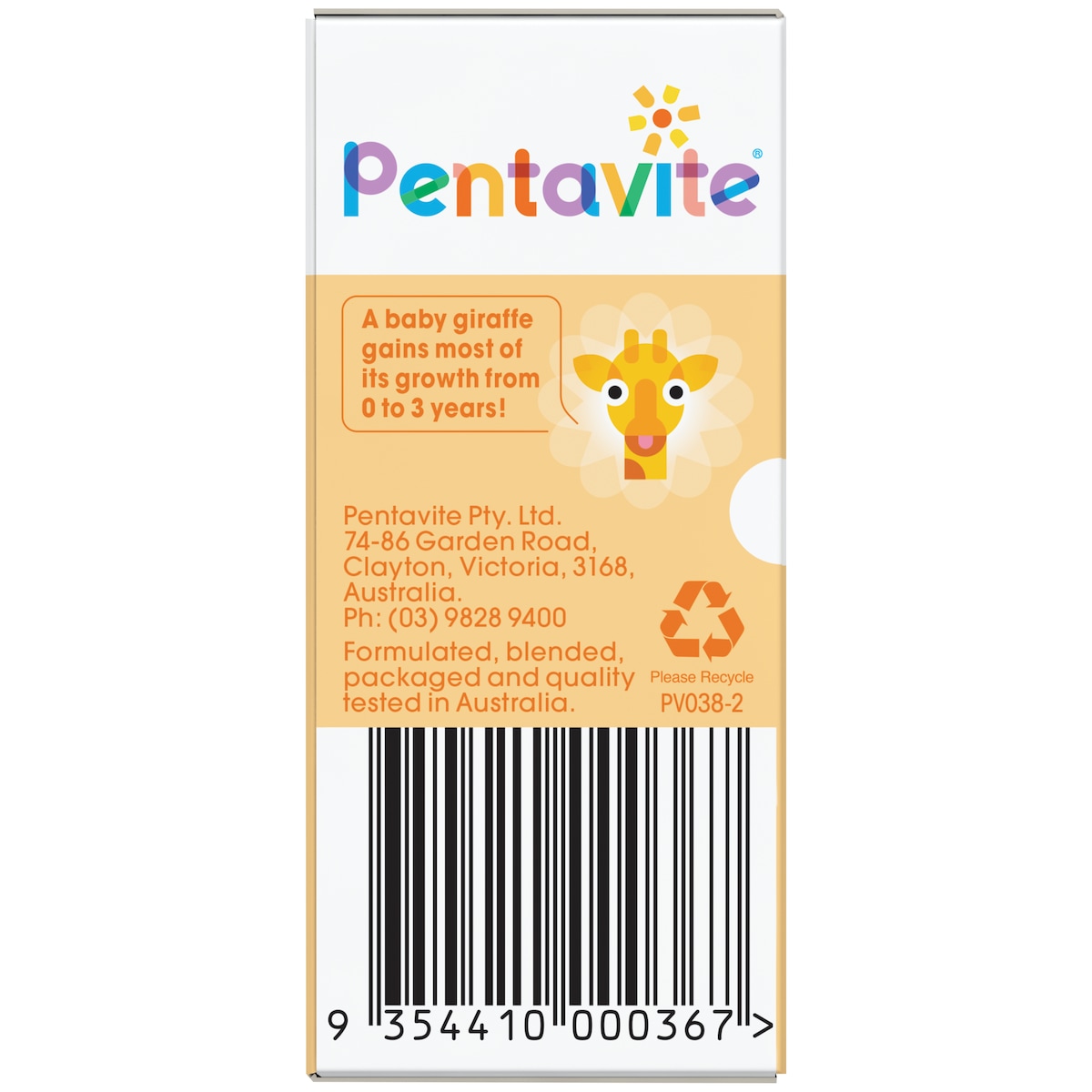 Pentavite Multivitamin Infant Liquid Tropical Flavour 30ml