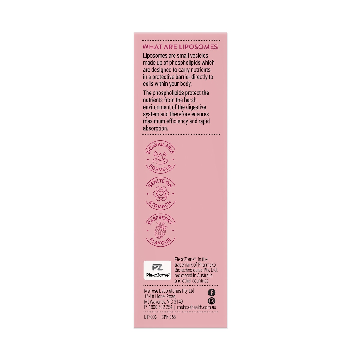 Melrose Liposomal Beauty Collagen Complex 50ml