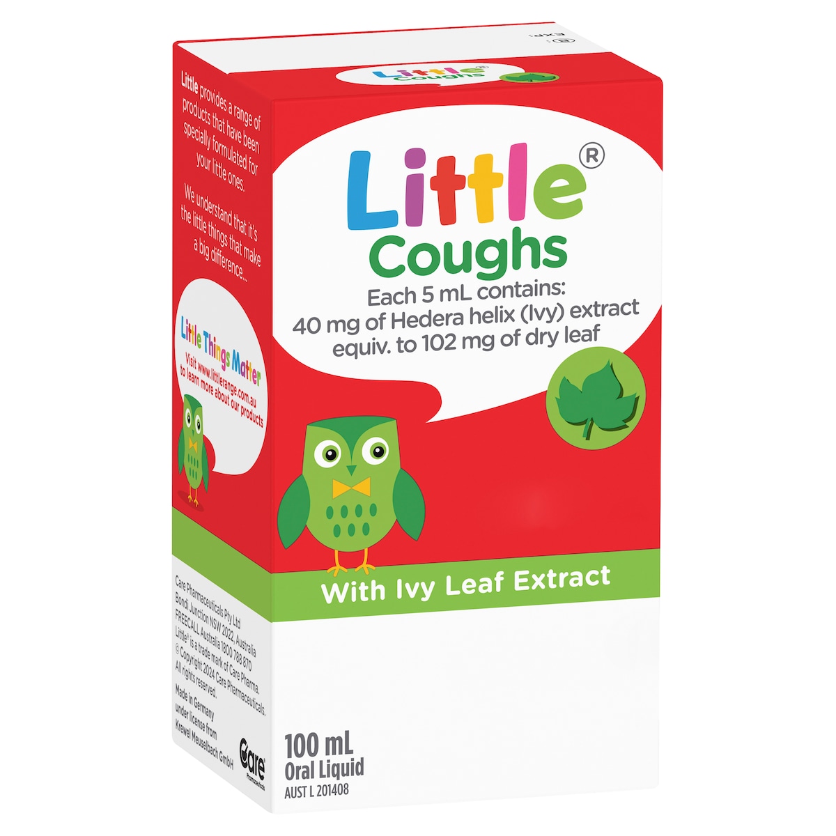 Little Coughs Oral Liquid Original 100mL