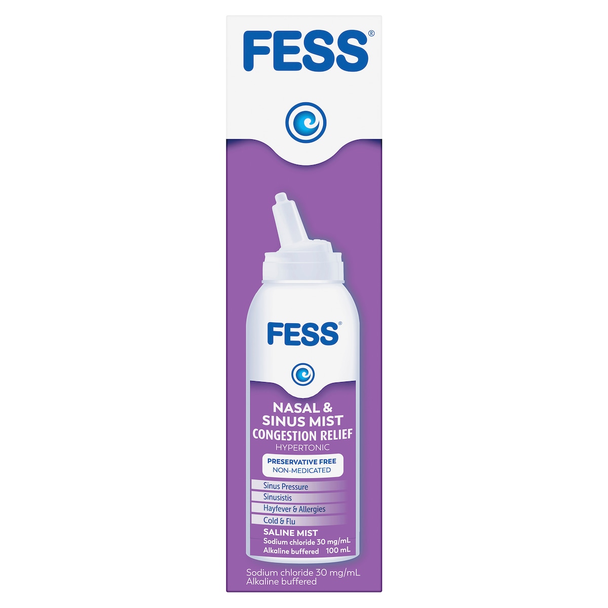 Fess Nasal & Sinus Mist Congestion Relief 100ml