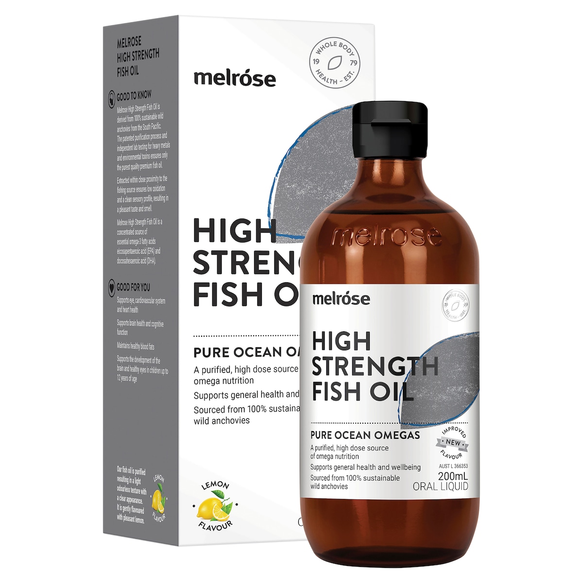 Melrose High Strength Fish Oil 200ml