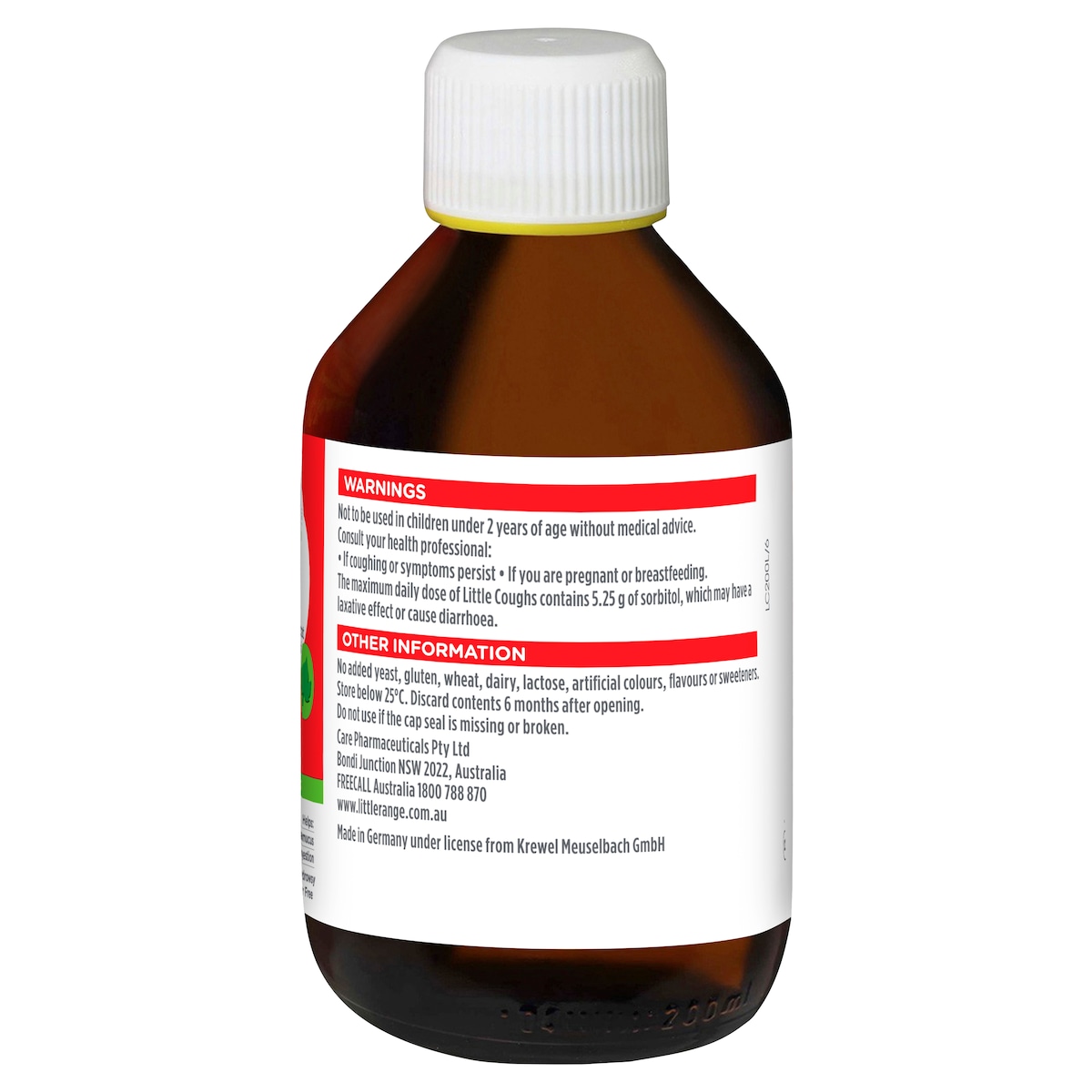 Little Coughs Cough Syrup 200ml