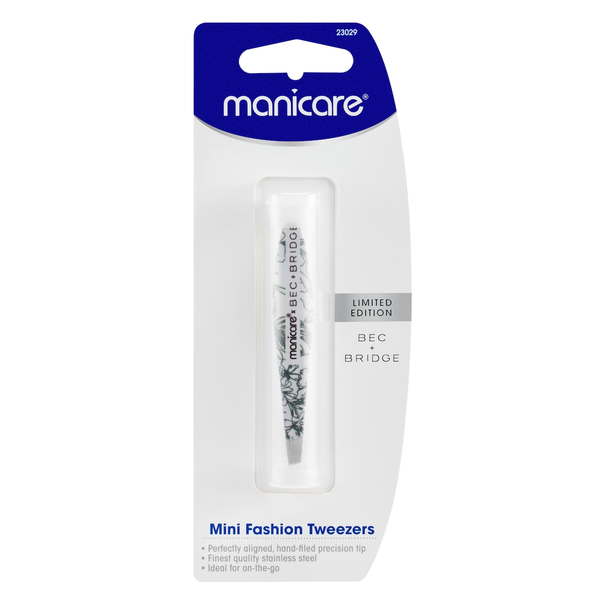 Manicare Mini Eyebrow Tweezers 1 Pack Assorted Colours