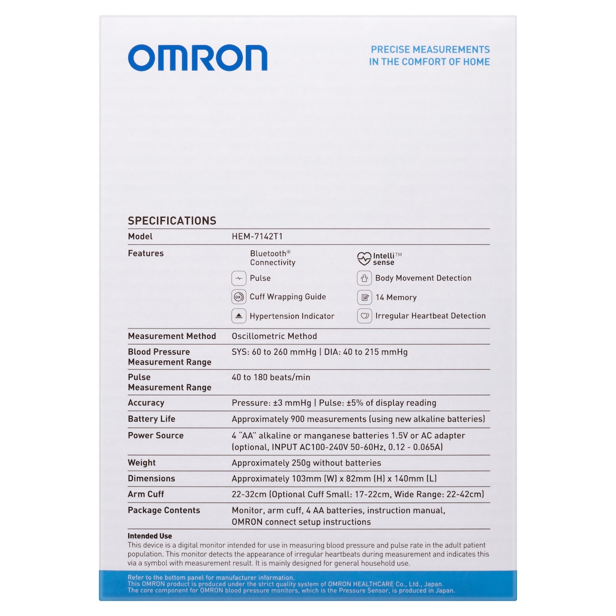 Omron HEM7142T1 Standard Blood Pressure Monitor