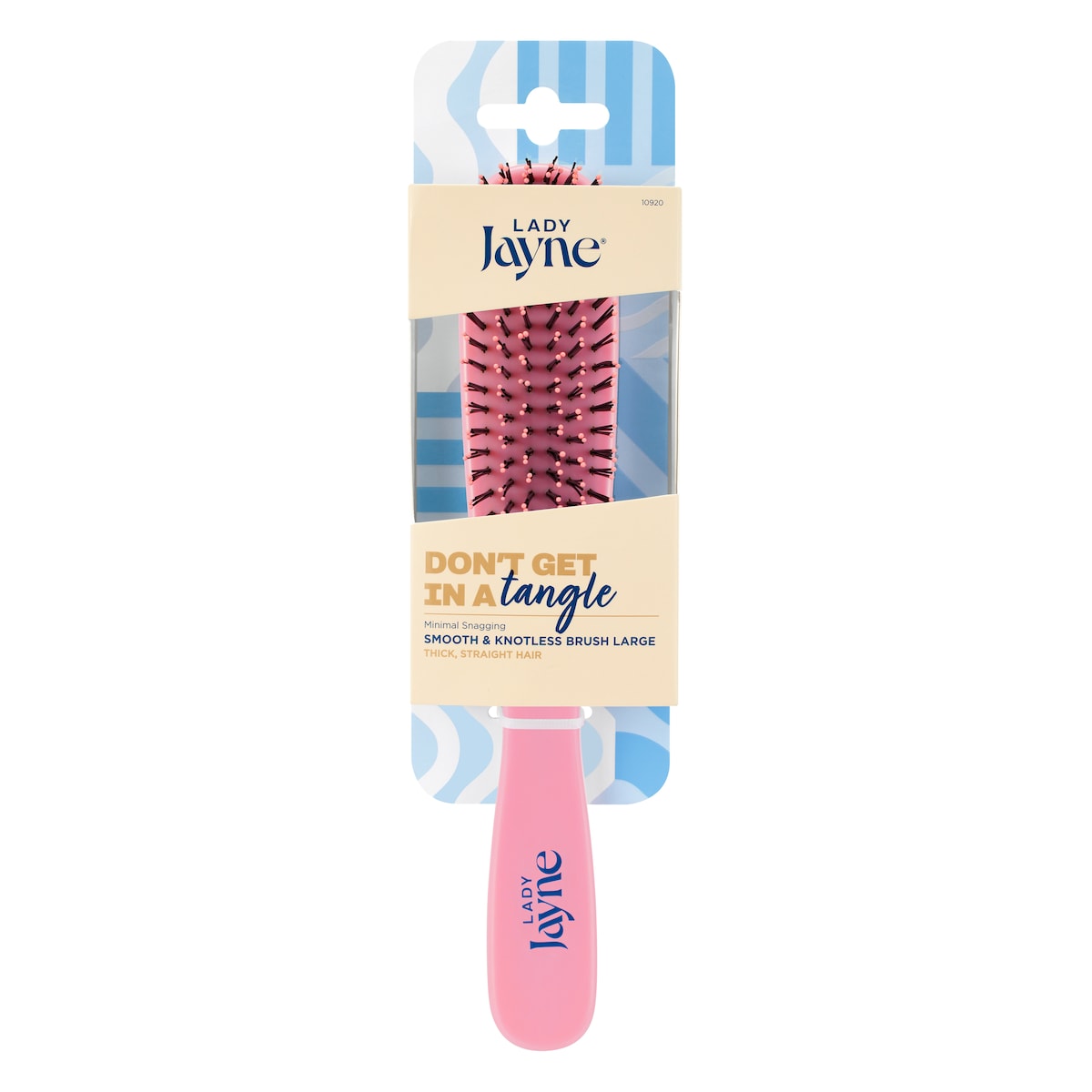 Lady Jayne Smooth & Knotless Detangling Brush Large Assorted Colours