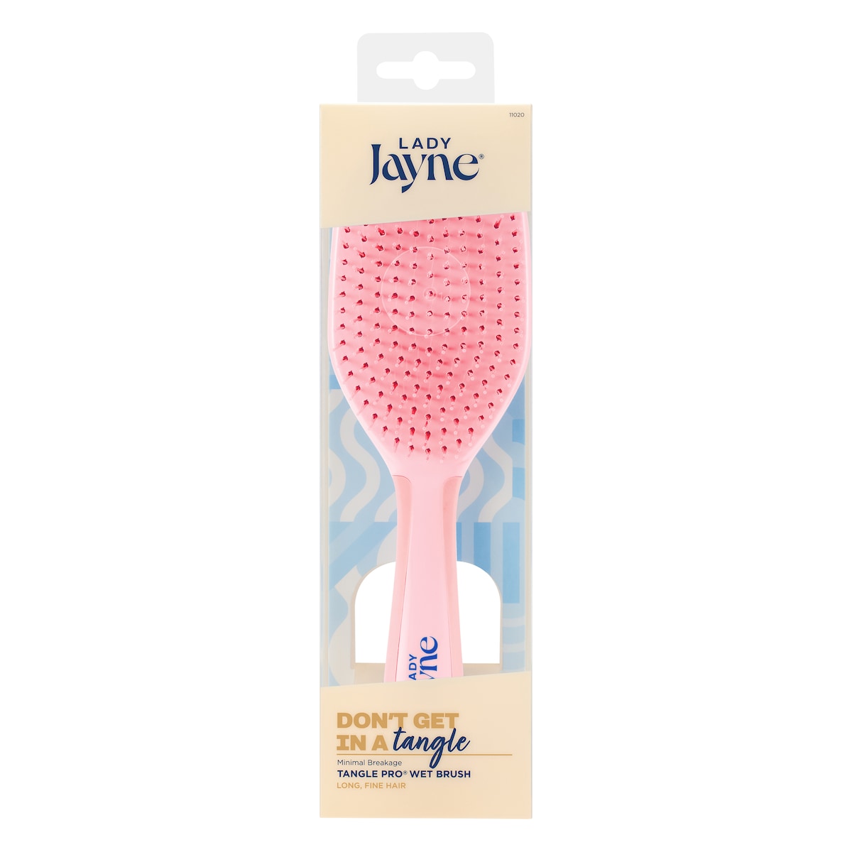 Lady Jayne Tangle Pro Wet Detangling Brush Assorted Colours