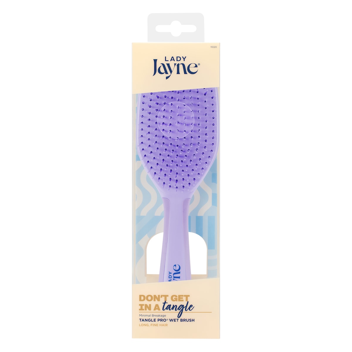 Lady Jayne Tangle Pro Wet Detangling Brush Assorted Colours