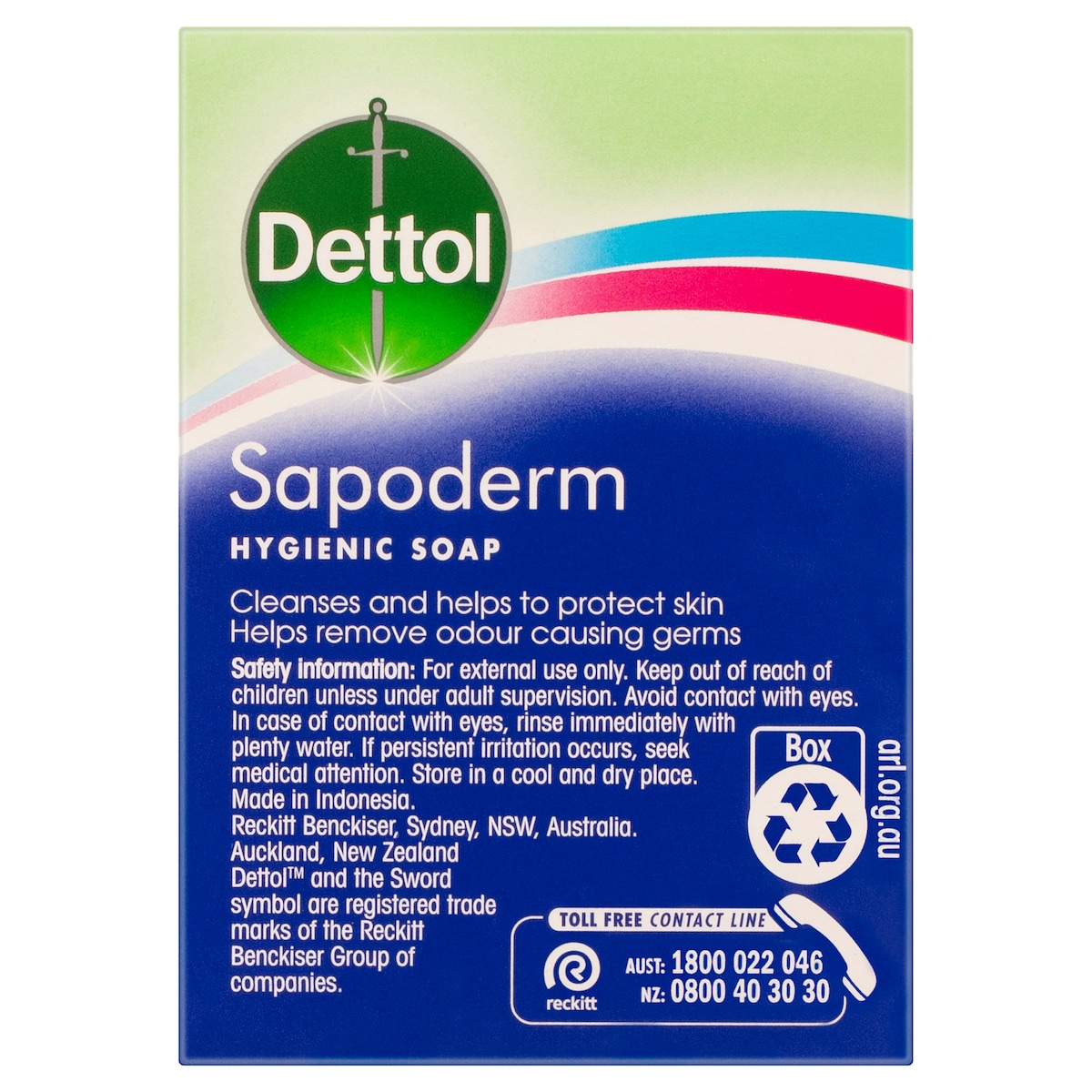 Dettol Sapoderm Hygienic Soap 3 Pack