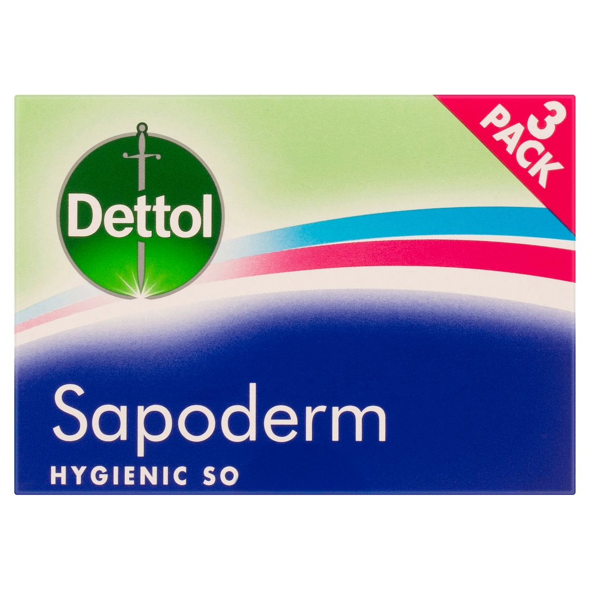 Dettol Sapoderm Hygienic Soap 3 Pack