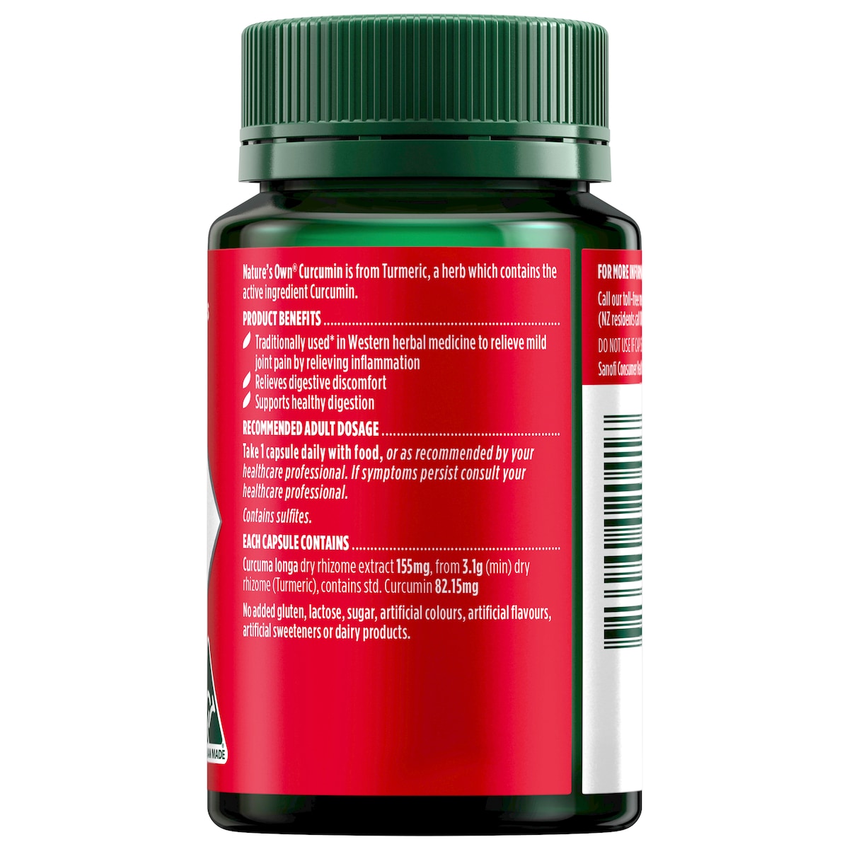 Nature's Own Curcumin 60 Capsules