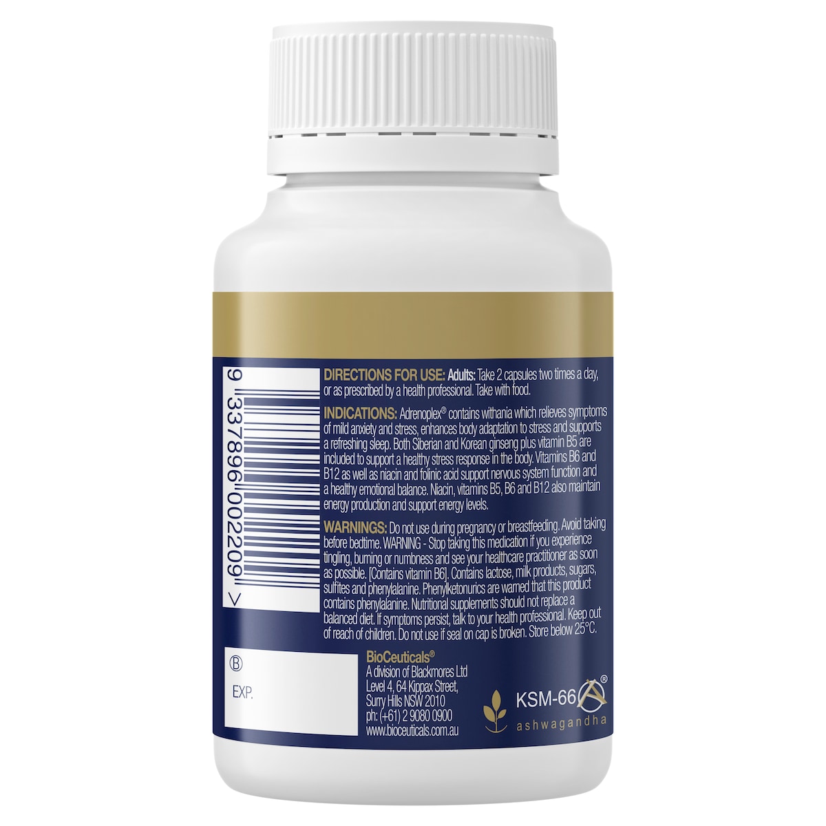 BioCeuticals Adrenoplex 60 Capsules