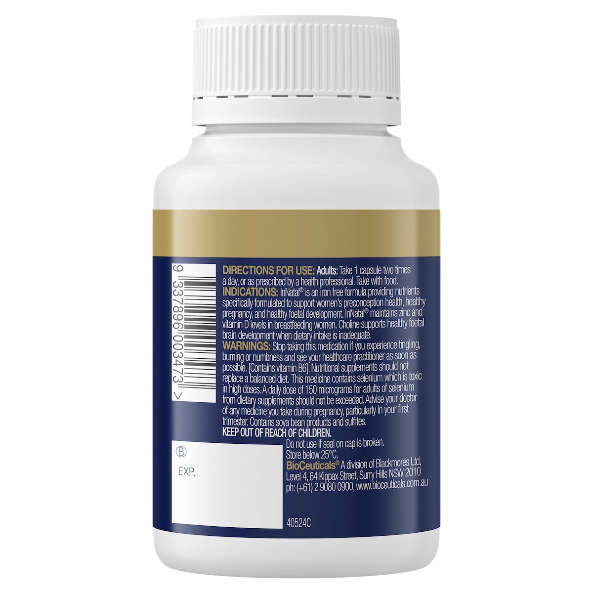 BioCeuticals InNatal 60 Capsules