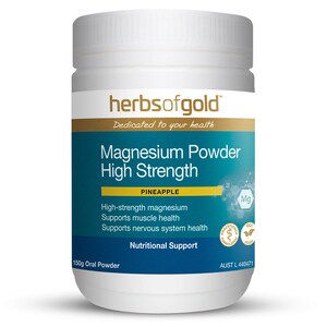 Herbs of Gold Magnesium Powder High Strength 150g