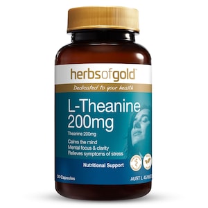 Herbs of Gold L-Theanine 200mg - 30 Capsules