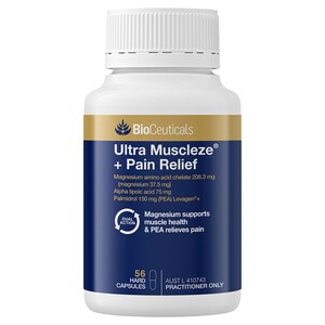 BioCeuticals Ultra Muscleze + Pain Relief 56 Hard Capsules