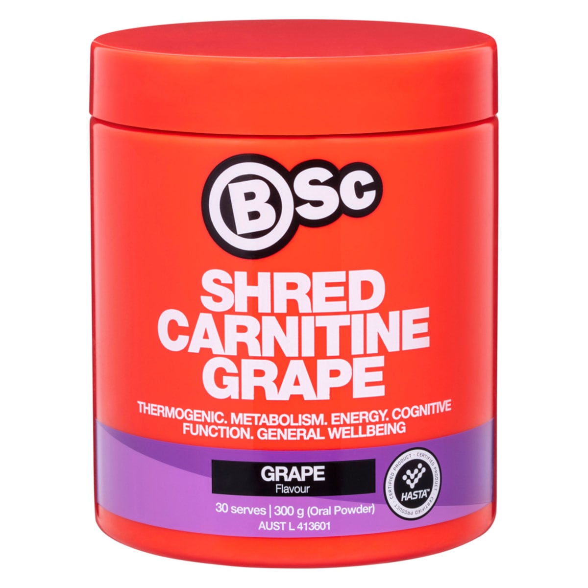 BSc Shred Carnitine Grape 300g | Healthylife Australia