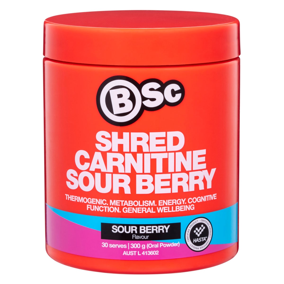 BSc Shred Carnitine Sour Berry 300g