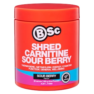 BSc Shred Carnitine Sour Berry 300g