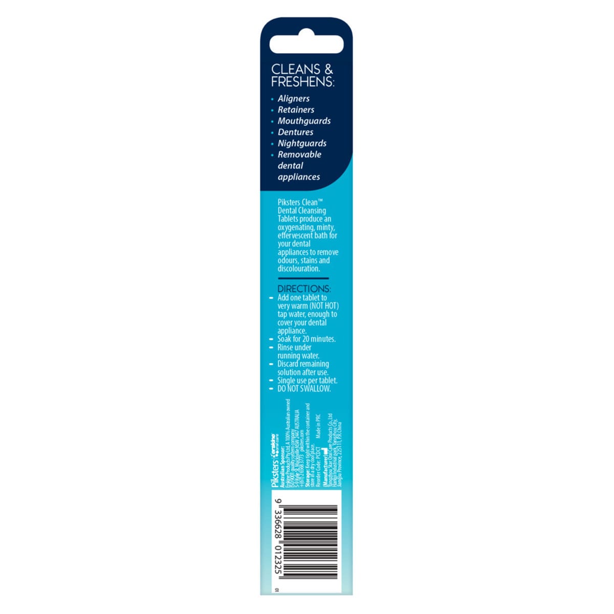 Piksters Dental Cleansing Tablets 30 Pack