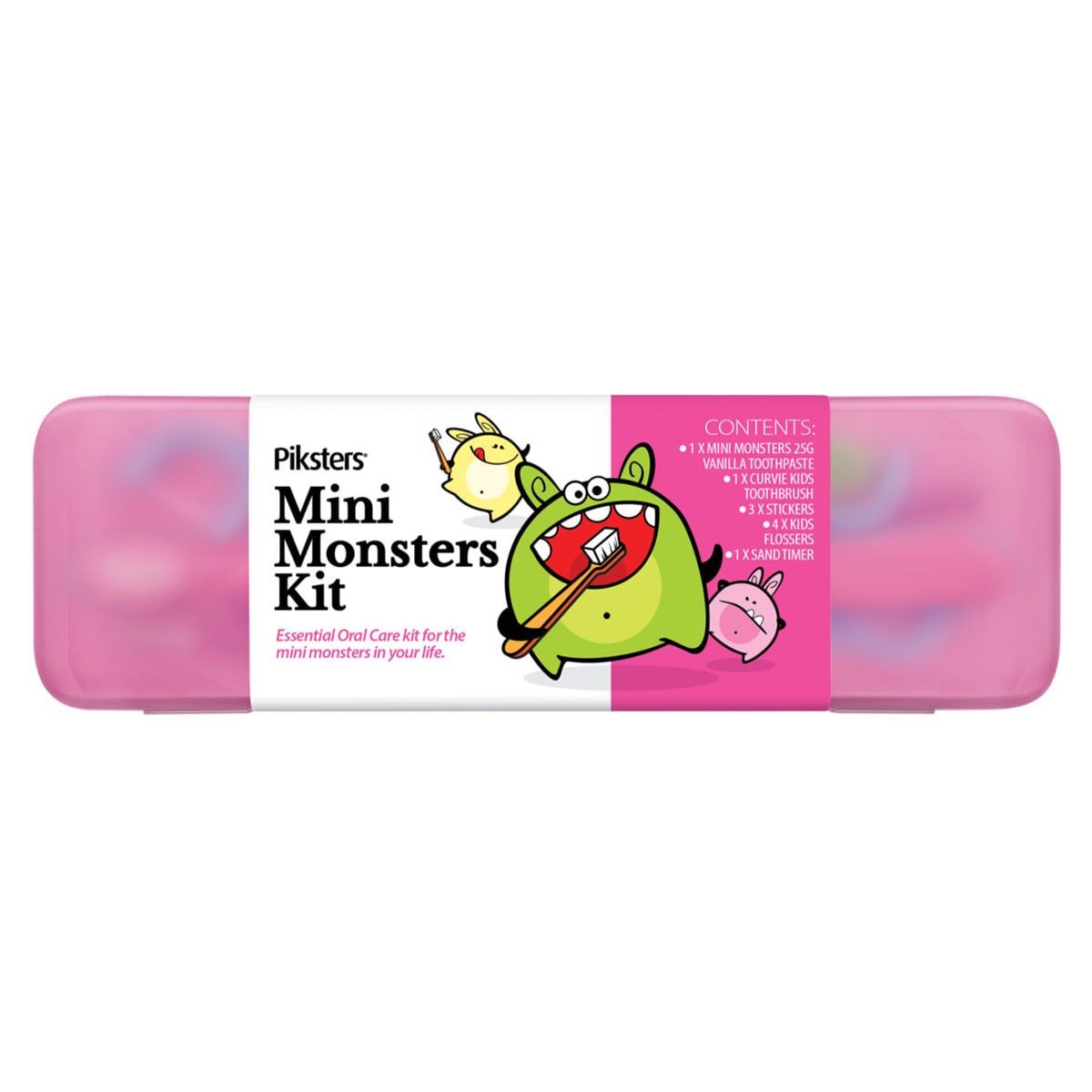 Piksters Mini Monsters Oral Care Kids Kit