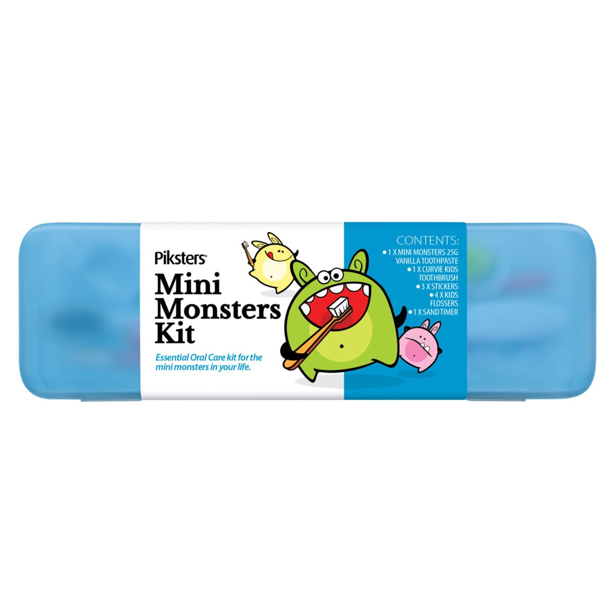 Piksters Mini Monsters Oral Care Kids Kit