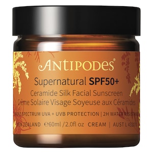 Antipodes Supernatural SPF50+ Ceramide Silk Facial Sunscreen 60ml