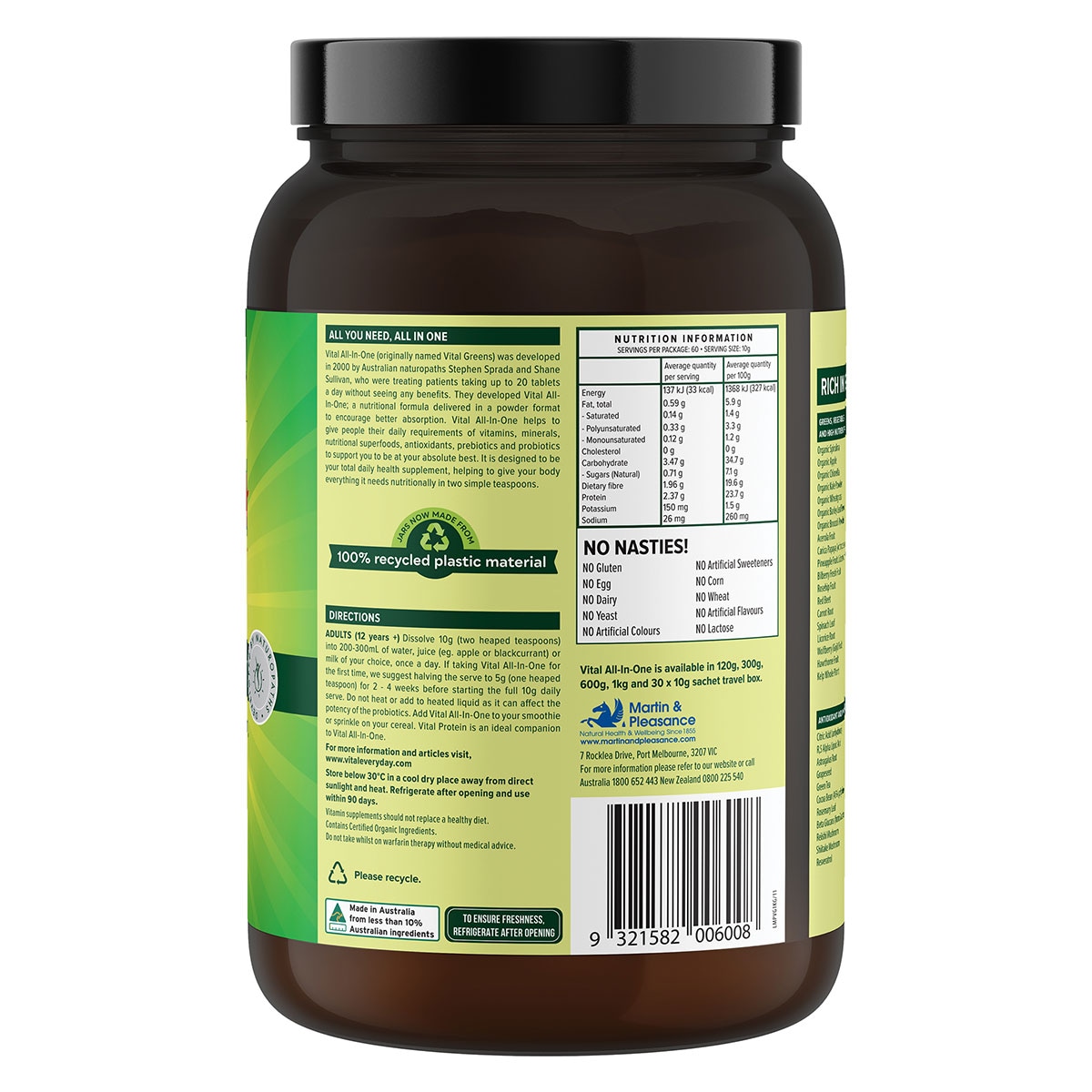 Vital All-in-One Daily Health Supplement Powder 1kg