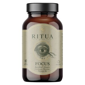 Ritua FOCUS BacoMind Ginko Cordyceps Tyrosine B6 60 Capsules