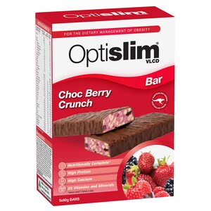 Optislim VLCD Bars Choc Berry Crunch - 5 x 60g