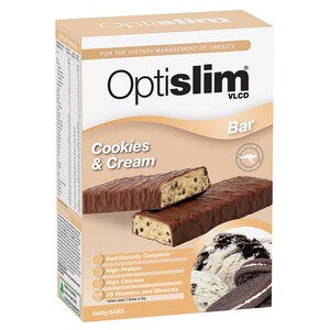 Optislim VLCD Bars Cookies and Cream - 5 x 60g