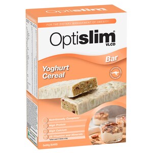 Optislim VLCD Bars Yoghurt Cereal - 5 x 60g