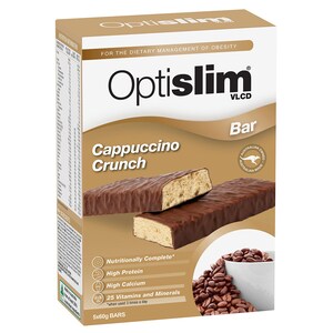 Optislim VLCD Bars Cappucino Crunch - 5 x 60g