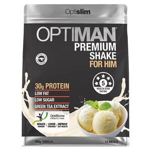 Optislim Optiman Shake Premium Vanilla 784g