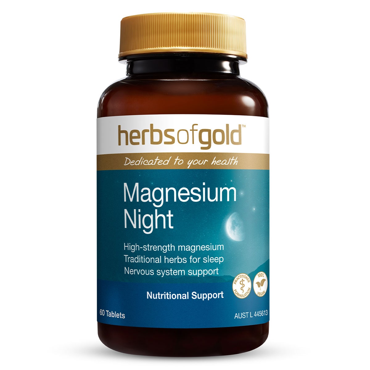 Herbs of Gold Magnesium Night 60 Tablets | Healthylife Australia