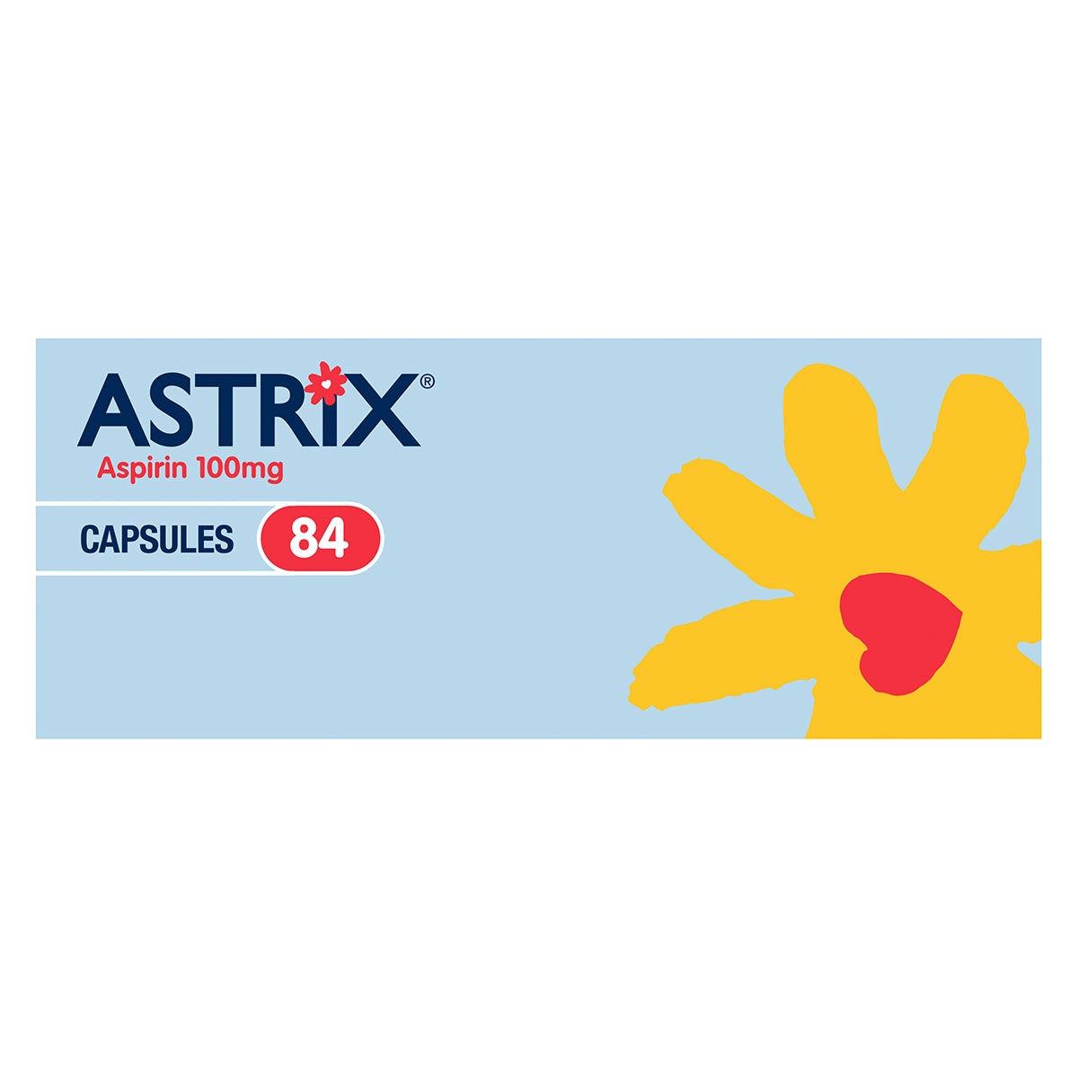 Astrix Low Dose Aspirin 84 Capsules