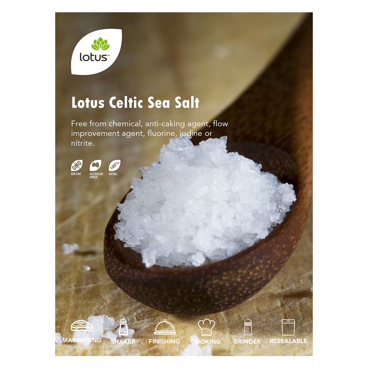 Lotus Coarse Celtic Sea Salt 1kg