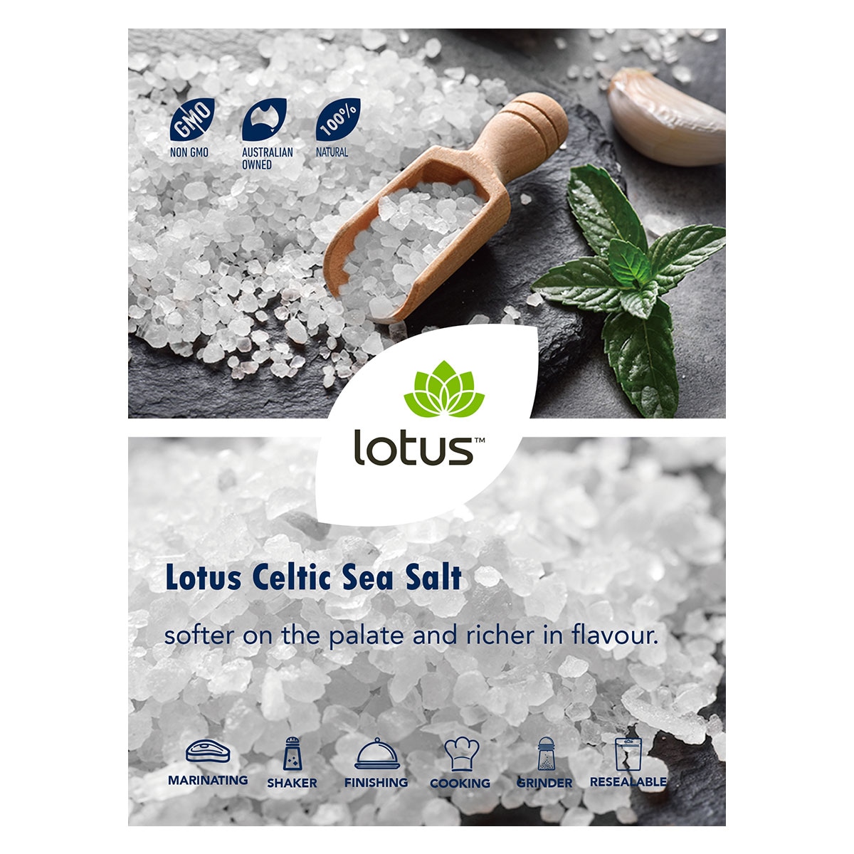 Lotus Coarse Celtic Sea Salt 1kg