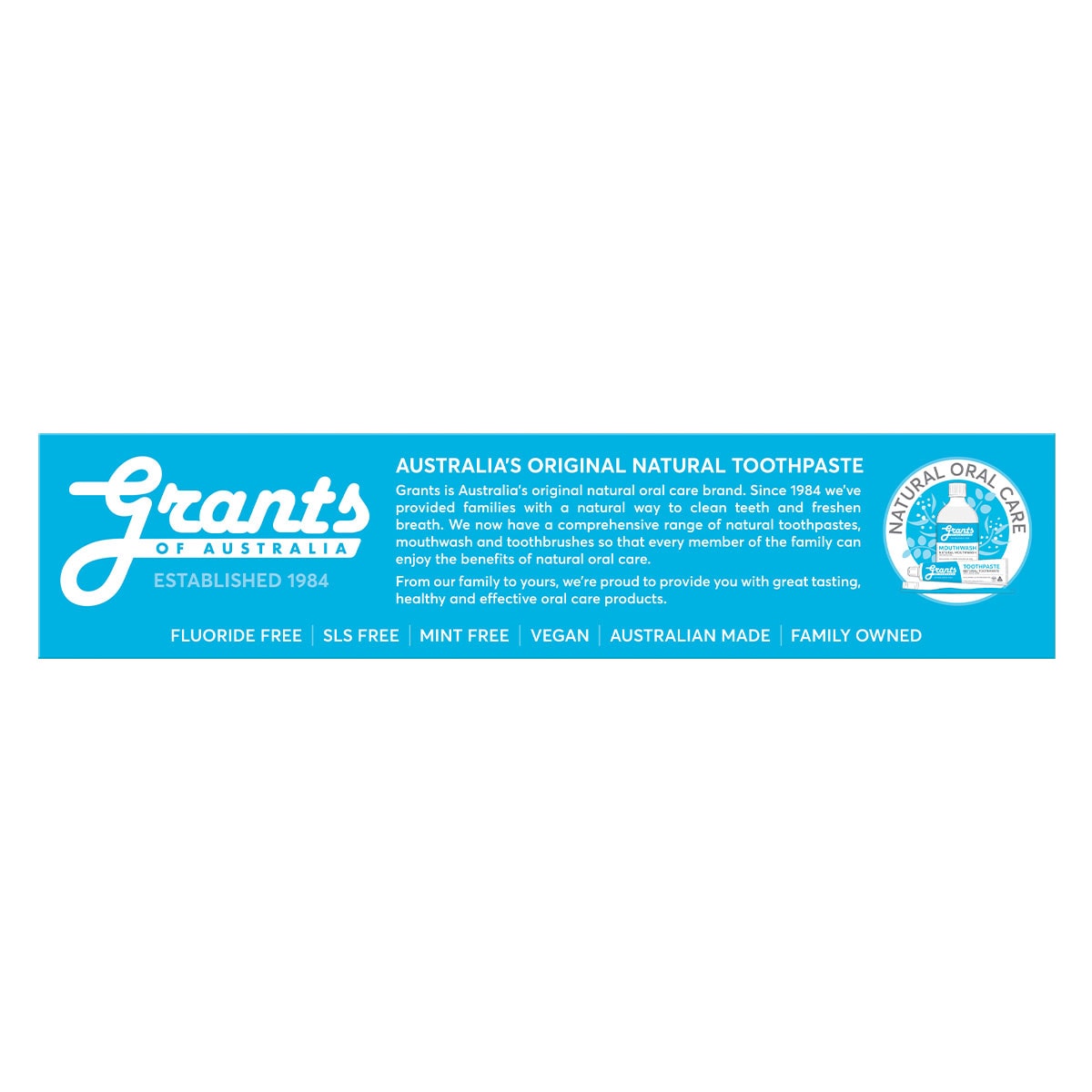 Grants Flavour Free Toothpaste 90g