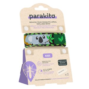 Parakito Mosquito Repellent Kids Wristband Assorted Colours