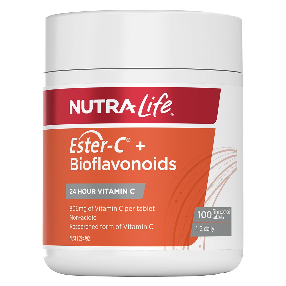 Nutra-Life Ester C + Bioflavonoids 100 Tablets Australia