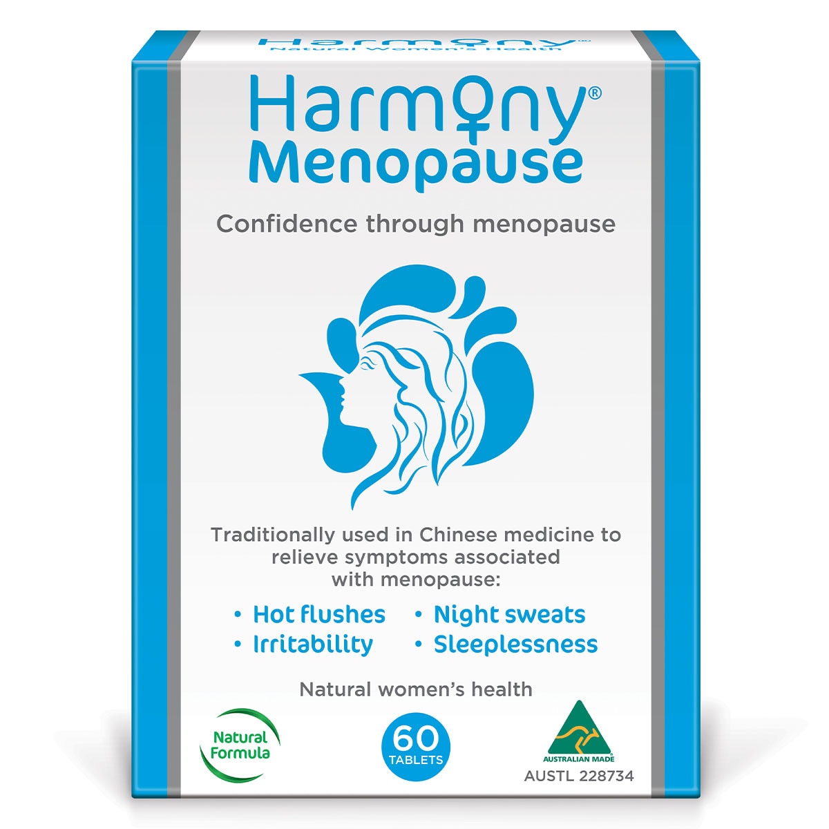 Harmony Menopause Multi Herb Formula 60 Tablets