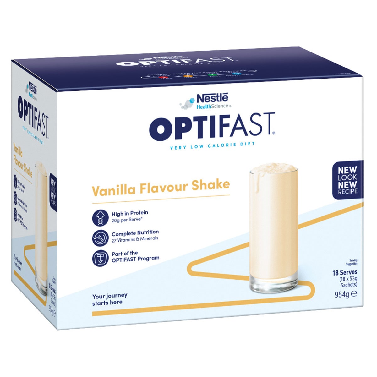 Optifast VLCD Shake Vanilla 18 x 53g