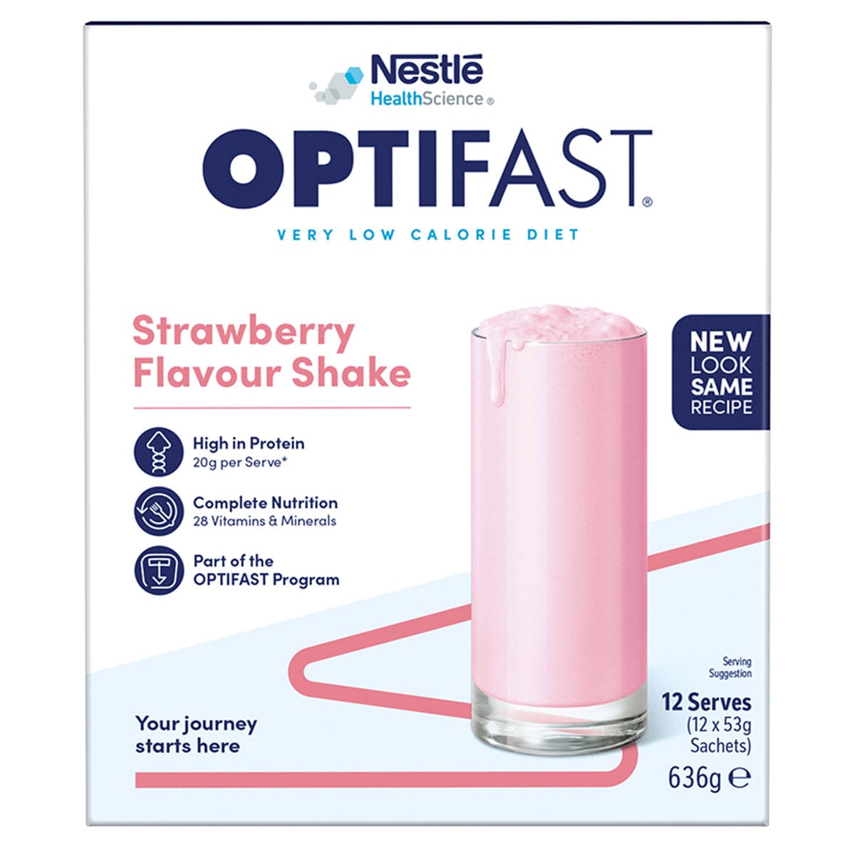 Optifast VLCD Shake Strawberry 12 x 53g