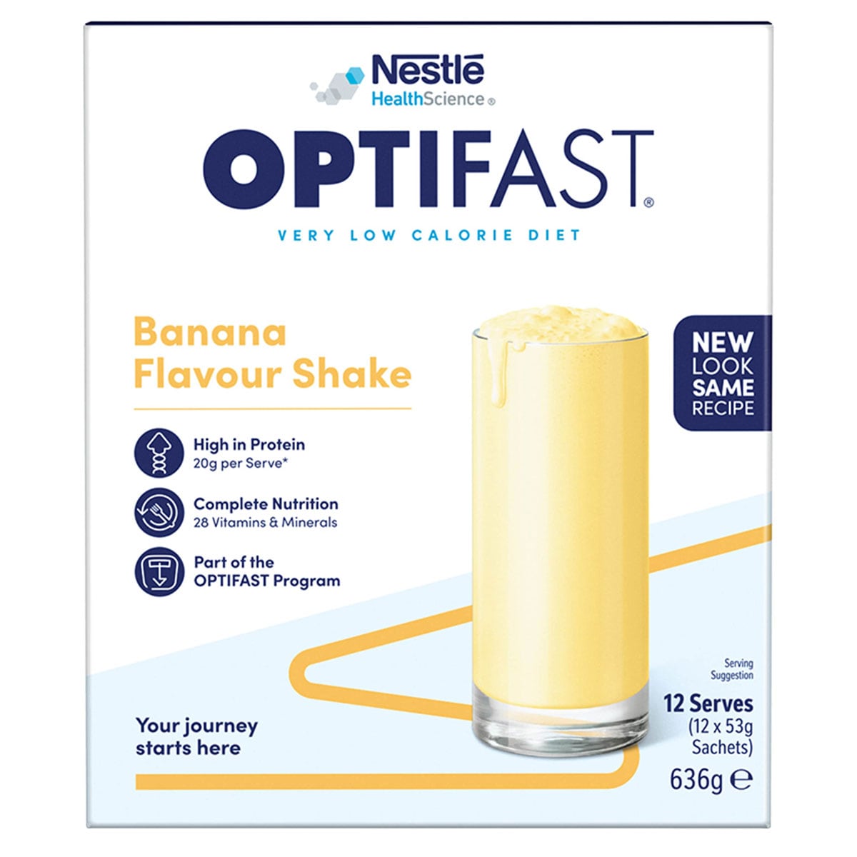 Optifast VLCD Shake Banana 12 x 53g