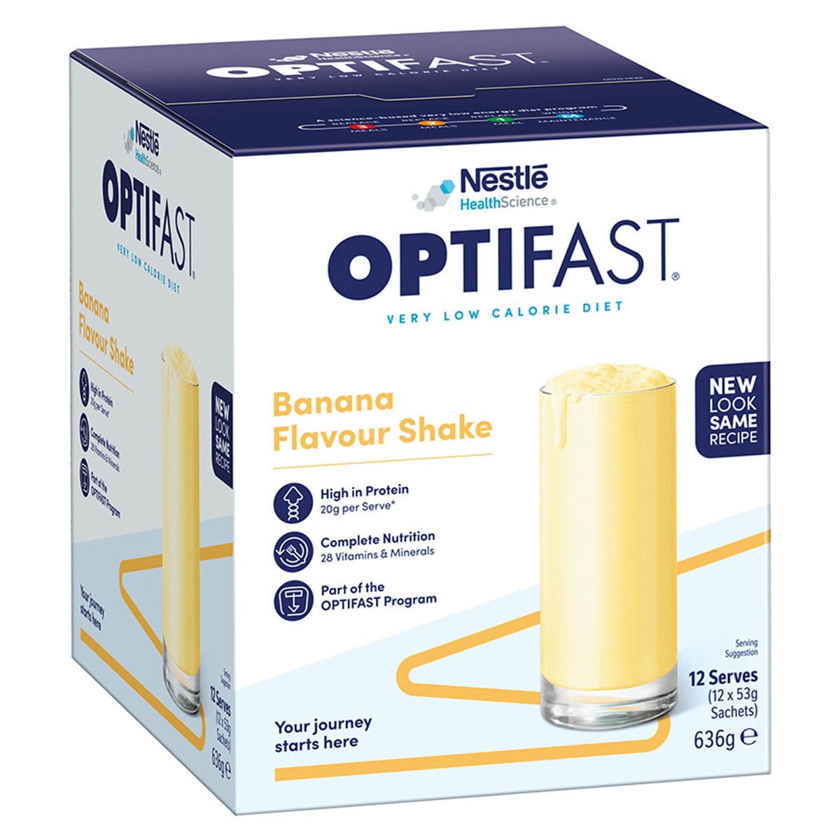 Optifast VLCD Shake Banana 12 x 53g