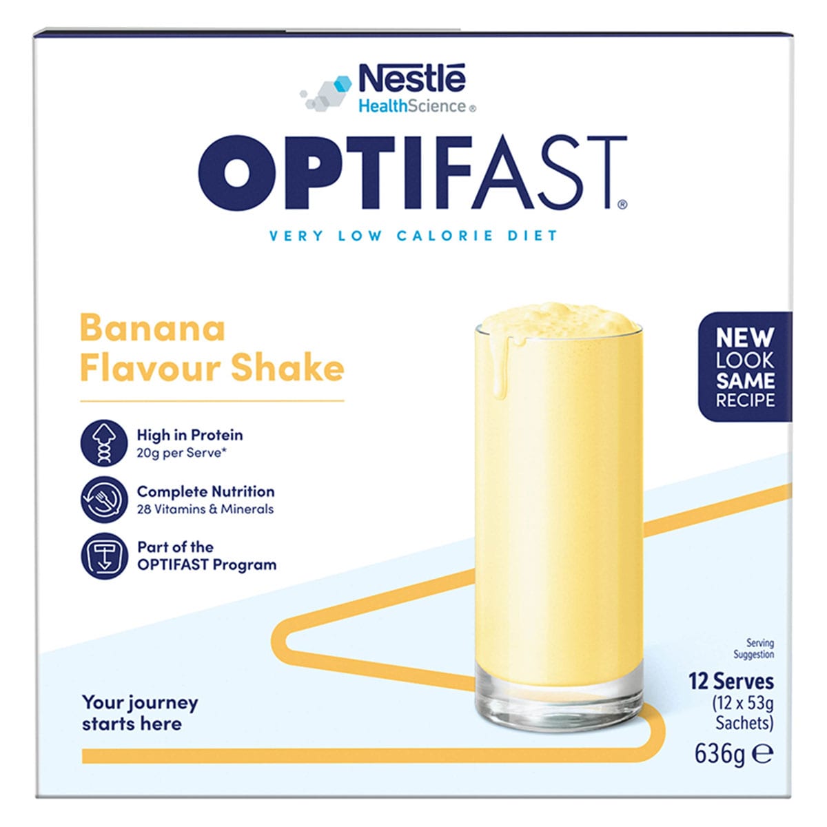 Optifast VLCD Shake Banana 12 x 53g