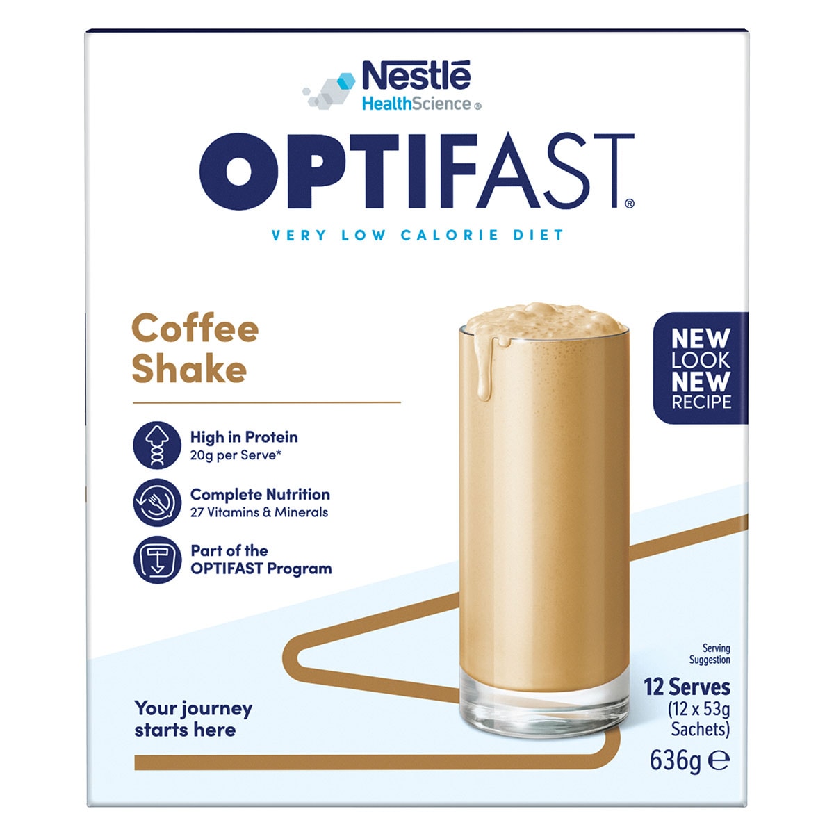 Optifast VLCD Shake Coffee 12 x 53g