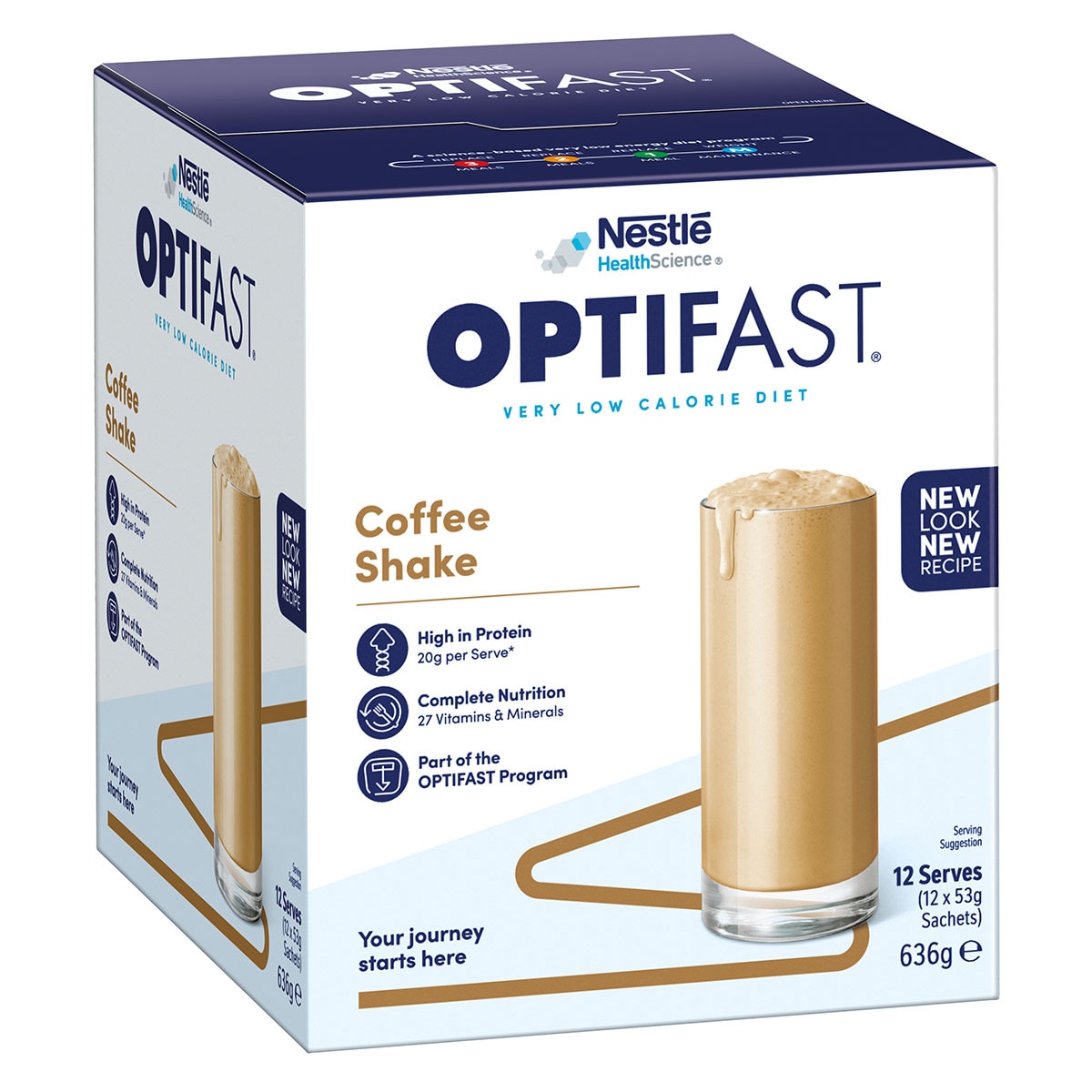 Optifast VLCD Shake Coffee 12 x 53g