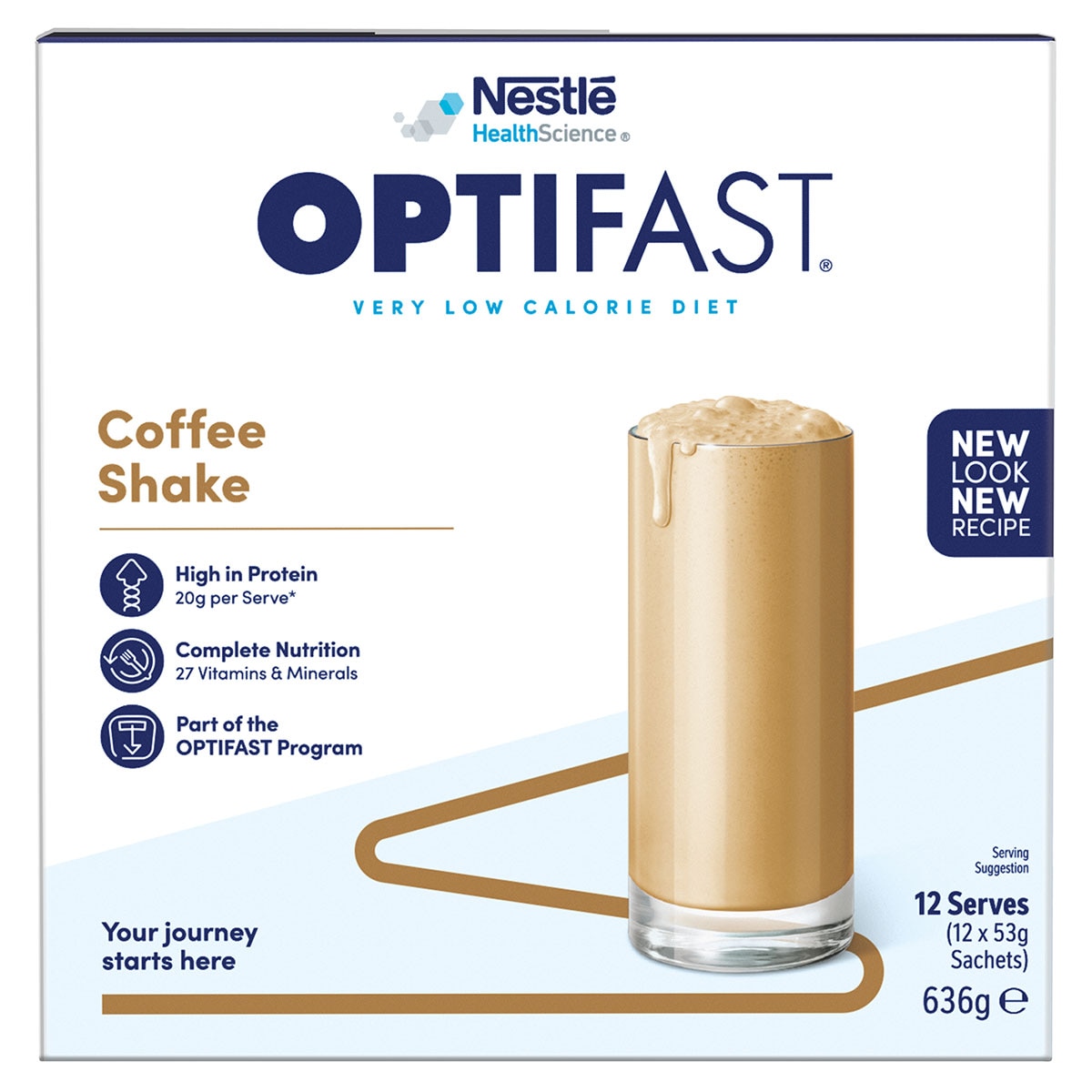 Optifast VLCD Shake Coffee 12 x 53g